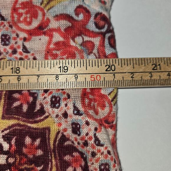 Sundance Womens Small 100% Linen Top Asymmetrical Hem Festival Boho Casual Chic - Picture 9 of 10